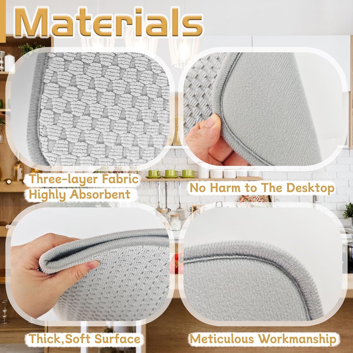 2-Piece Microfiber Tableware D - Kitchen Baking Rack recension och pris
