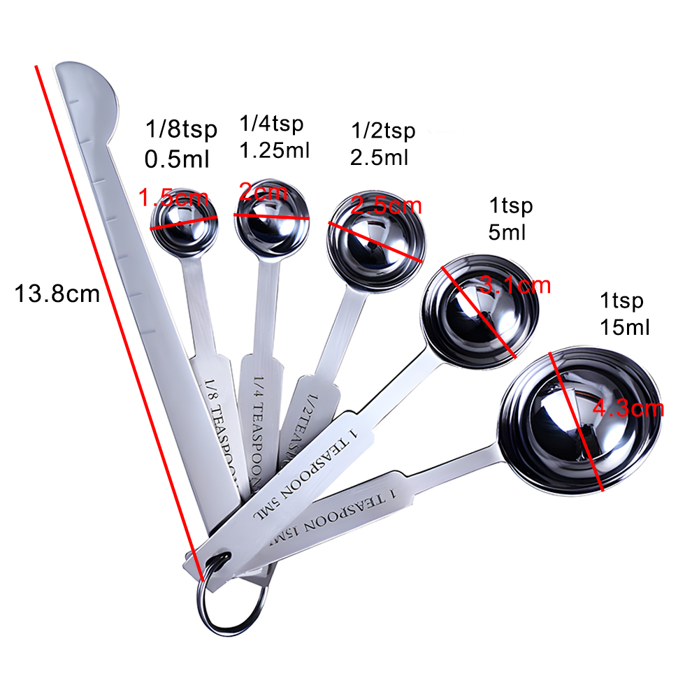 Stackable Measuring Cups and S - Kitchen Baking Store recension och pris
