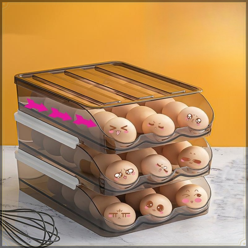 Rolling Egg Storage Box PET St - Kitchen Baking Tins recension och pris