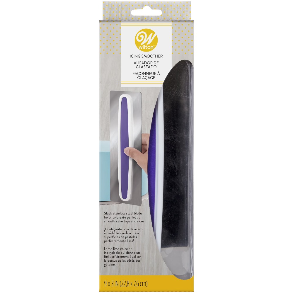 Stainless Steel Cake Icing Smo - Fondant Smoother Set recension och pris