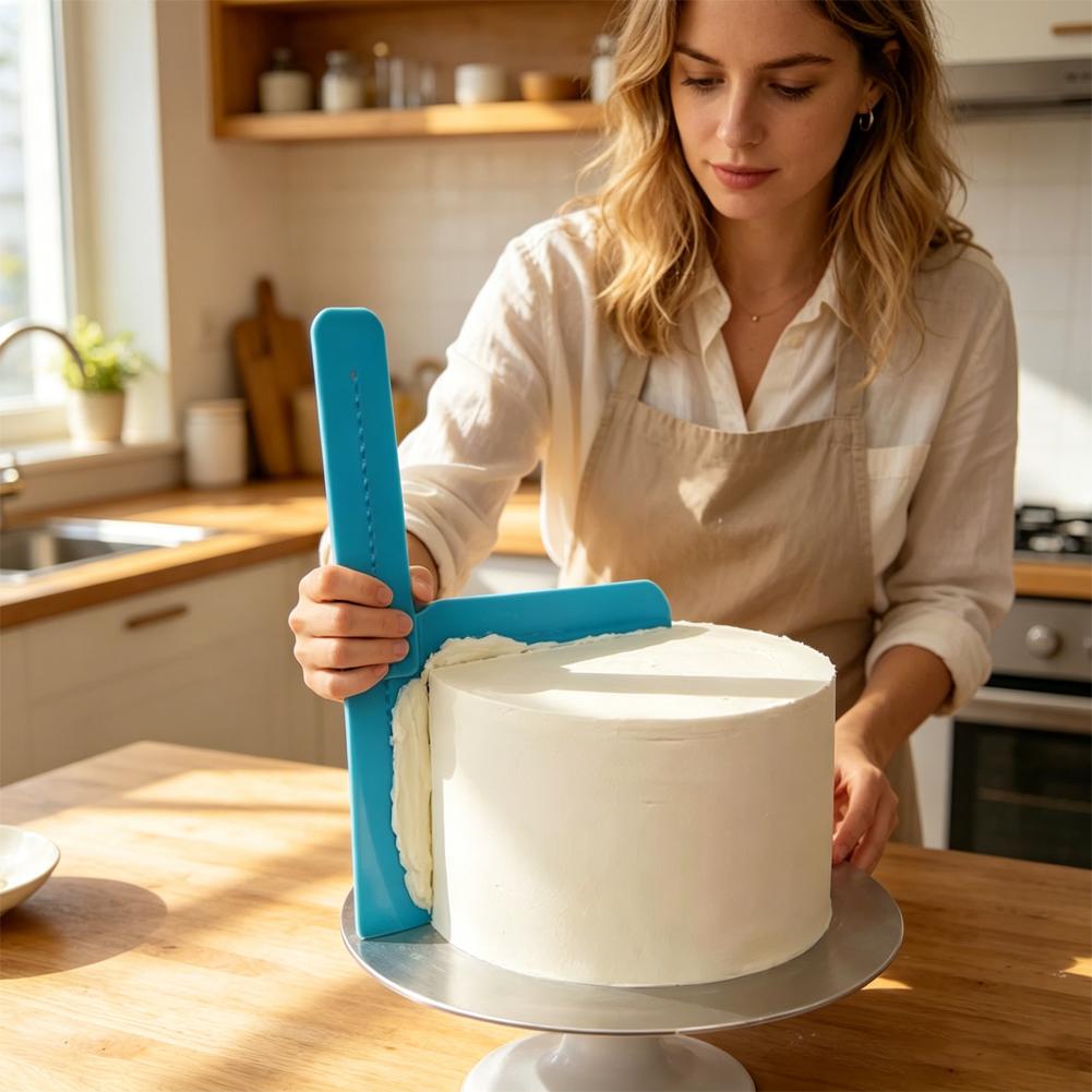 PP Cake Leveler Smoother With  - Fondant Smoother Set recension och pris