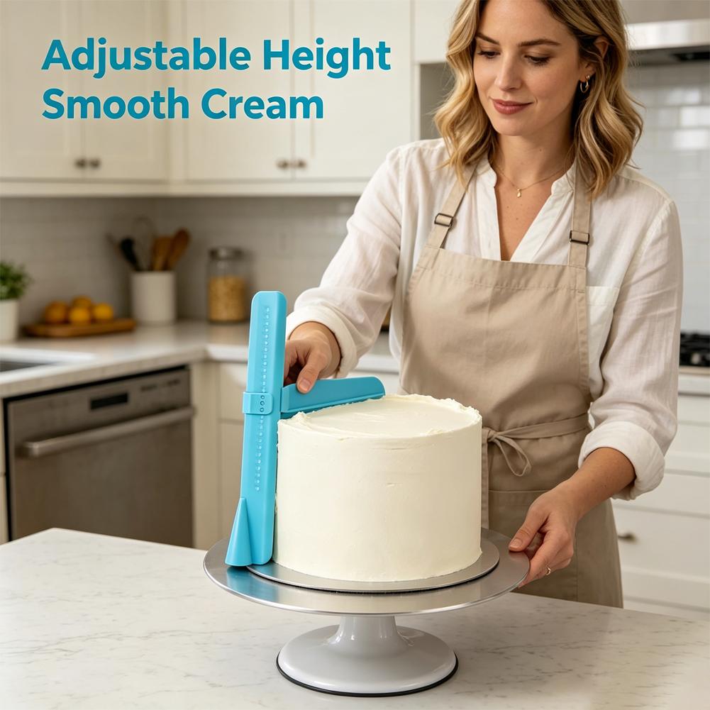 PP Cake Leveler Smoother With  - Fondant Smoother Set recension och pris