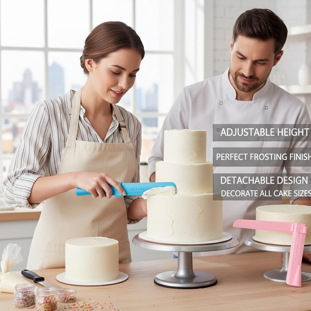 PP Cake Leveler Smoother With  - Fondant Smoother Set recension och pris
