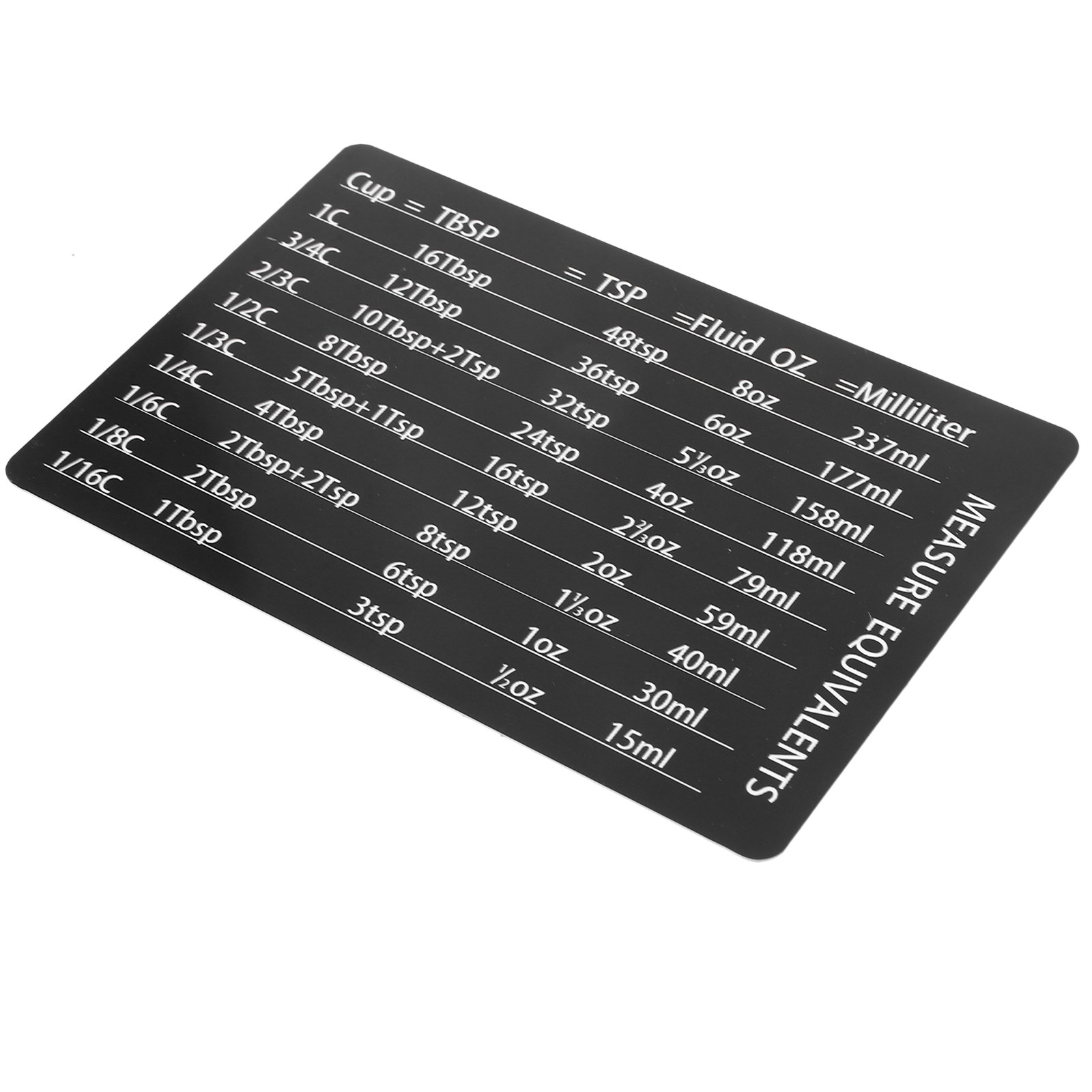 Reusable Magnetic Conversion C - Kitchen Baking Conversion Chart recension och pris