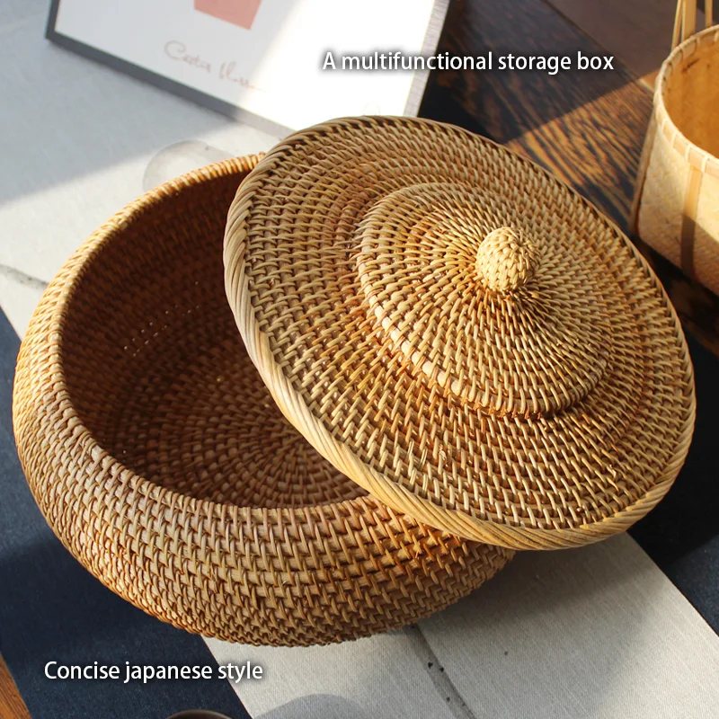 Handwoven Rattan Storage Box W - Kitchen Baking Tins recension och pris