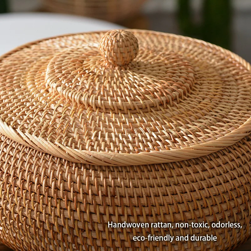 Handwoven Rattan Storage Box W - Kitchen Baking Tins recension och pris